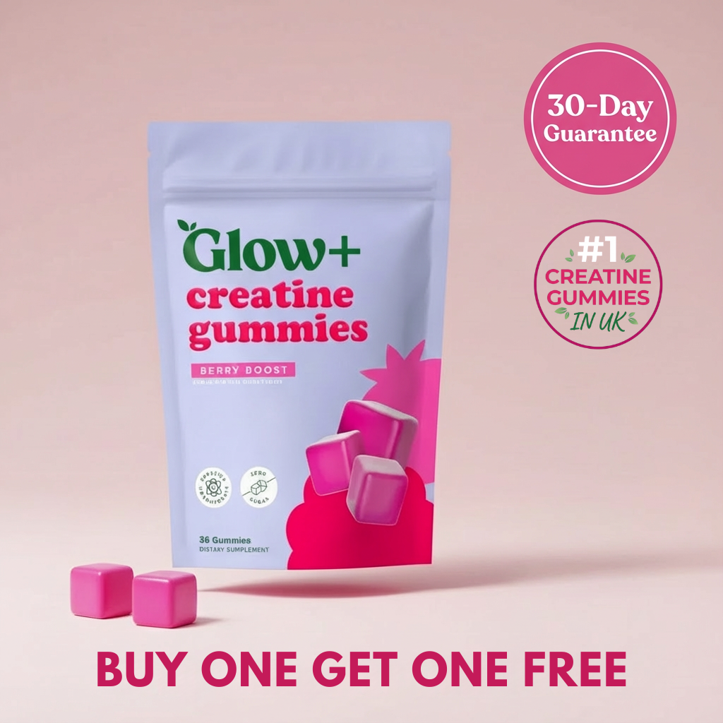 Glow+ Creatine Gummies (Mixed Berries)
