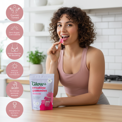 Glow+ Creatine Gummies (Mixed Berries)