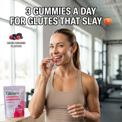 Glow+ Creatine Gummies (Mixed Berries)